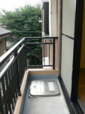 バルコニーの避難ハッチ